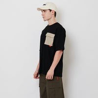 Men Oversized Tee - Black - SM2512205B