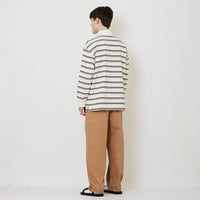 Men Wide Leg Long Pants - Khaki - SM2512208A