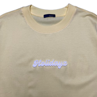 Men Embroidery Oversized Tee - Yellow - SM2512209D