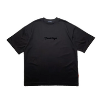 Men Embroidery Oversized Tee - Black - SM2512209F