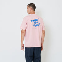 Men Graphic Tee - Salmon - SM2512222A