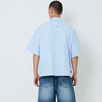 Men Oversized Shirt - Light Blue - SM2601002C