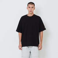 Men Embroidery Oversized Tee - Black - SM2601014E