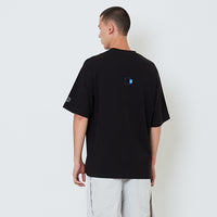 Men Embroidery Oversized Tee - Black - SM2601014E