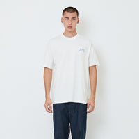 Men Graphic Tee - Off White - SM2601054A