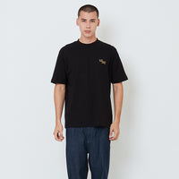 Men Graphic Tee - Black - SM2601056B