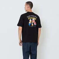 Men Graphic Tee - Black - SM2601056B