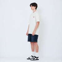 Men Denim Shorts - Dark Blue - SM2602021C