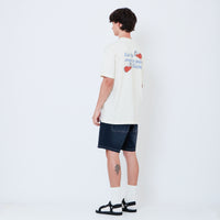 Men Denim Shorts - Dark Blue - SM2602021C