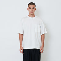 Men Oversized Tee - Off White - SM2602066A