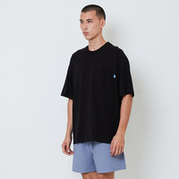 Men Oversized Tee - Black - SM2602066E