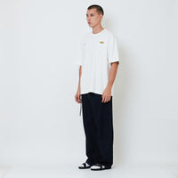 Men Barrel Leg Long Jeans - Dark Blue - SM2603036B