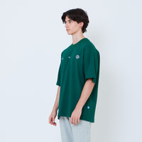 Men Printed Oversized Tee - Dark Green - SM2603041D