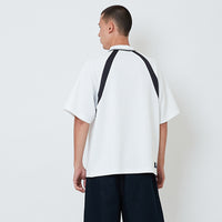 Men Printed Oversized Polo Tee - Off White - SM2604044A