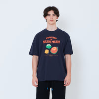 Men Graphic Tee - Navy - SM2604072F