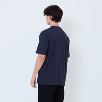 Men Graphic Tee - Navy - SM2604072F