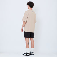 Men Textured Board Shorts - Black - SM2605064D