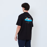 Men Graphic Tee - Black - SM2605073B