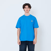 Men Graphic Tee - Royal Blue - SM2605074B