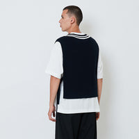 Men Vest Top - Navy - SM2605085B