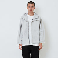Men Oversized Parka - Light Grey - SM2605096A