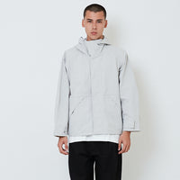 Men Oversized Parka - Light Grey - SM2605096A