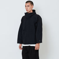 Men Oversized Parka - Black - SM2605096B