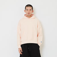 Men Cropped Hoodie Jacket - Light Pink - SM2606098B