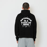 Men Cropped Hoodie Jacket - Black - SM2606098E