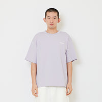 Men Printed Oversized Tee - Lilac - SM2606127B