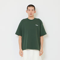 Men Printed Oversized Tee - Dark Green - SM2606127D
