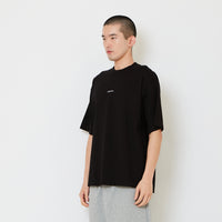 Men Printed Oversized Tee - Black - SM2606128F