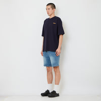 Men Denim Relaxed Fit Shorts - Light Blue - SM2607151B