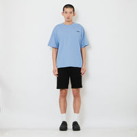 Men Denim Relaxed Fit Shorts - Black - SM2607151D