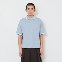 Men Polo Tee - Light Blue - SM2607153B