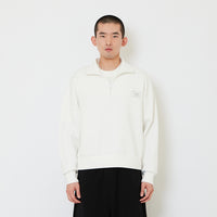 Men Oversized Printed Polo Top - Off White - SM2607155A