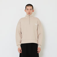 Men Oversized Printed Polo Top - Beige - SM2607155B
