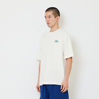 Men Printed Oversized Tee - Off White - SM2607159A