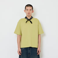 Men Standard Fit Neck-Tie Tee - Avocado - SM2607160B