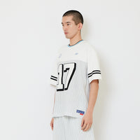 Men Embroidery Oversized Jersey Tee - Off White - SM2608144A