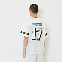 Men Embroidery Oversized Jersey Tee - Off White - SM2608144A