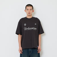 Men Printed Oversized Tee - Metal - SM2608146C