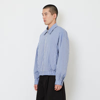 Men Reversible Checkered Jacket - Blue - SM2608165A