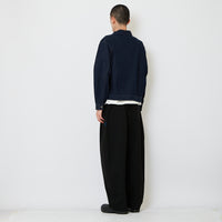 Men Urban Barrel Cut Slack Pants - Black - SM2608169A