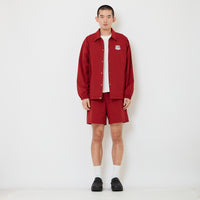 Men Nylon Shorts - Wine - SM2608172B
