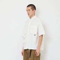 Men Oversized Shirt - Off White - SM2608175A