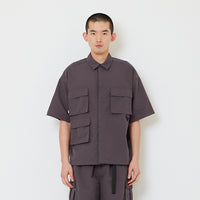 Men Oversized Shirt - Metal - SM2608175C