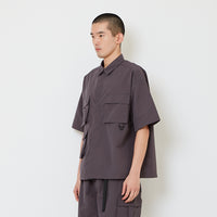 Men Oversized Shirt - Metal - SM2608175C
