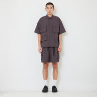 Men Nylon Shorts - Metal - SM2608176C