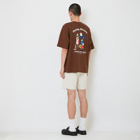 Men Twill Shorts - Light Khaki - SM2608178A